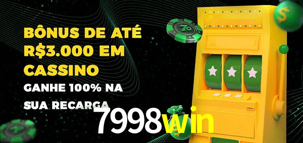 7998win melhor bônus de depósito